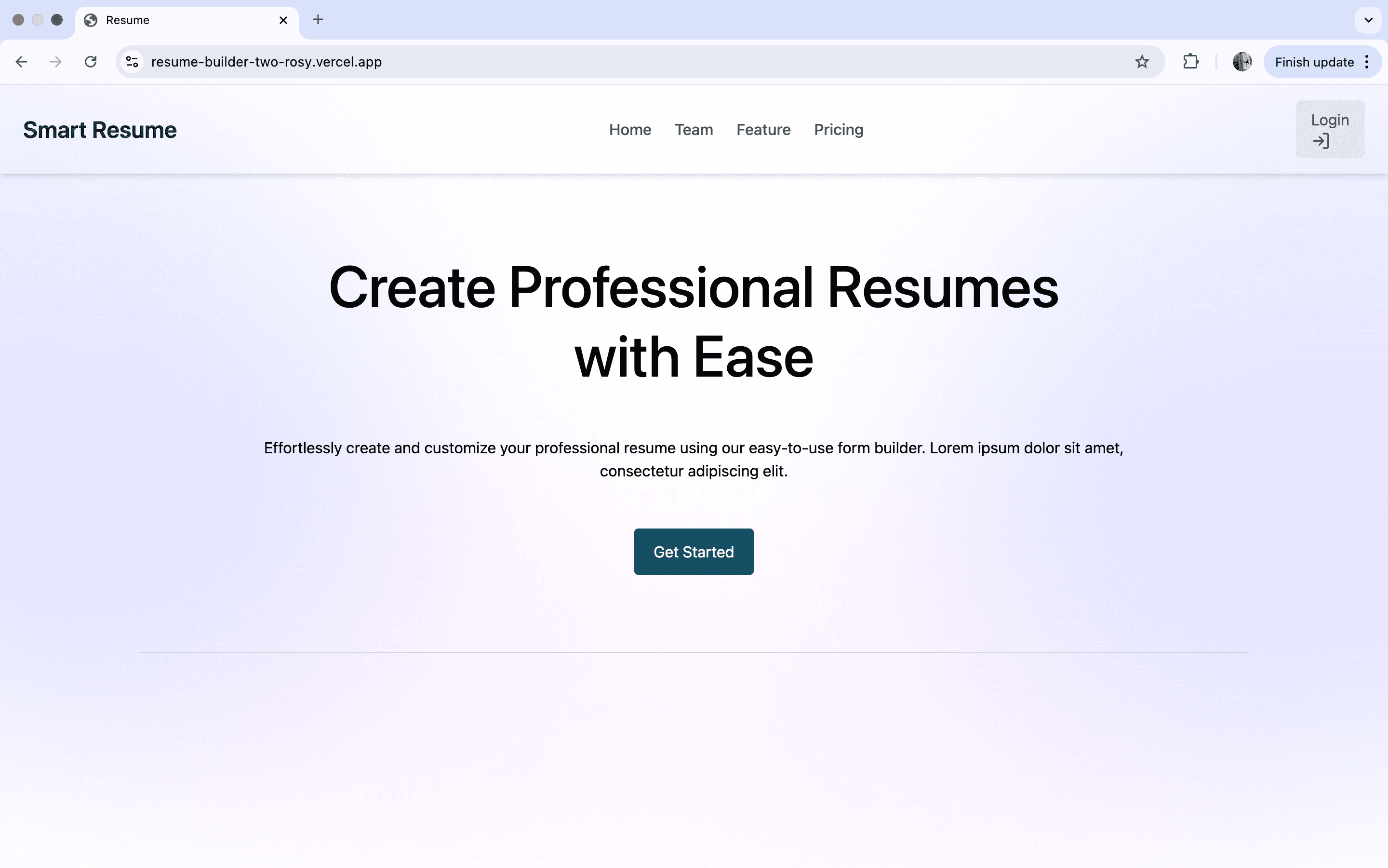 Resume Builder